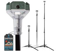 Devos Outdoor | LightRanger 800 Lumen Rechargeable Telescoping LED Lantern | 30 Hour Run Time | Illuminates a 40 Foot Diameter Area