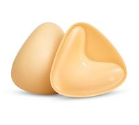 DEVOTICK Stick on bra Sticky Bra Inserts, Double Sided Sticky Bra Inserts Push Up, Reusable Bikini Padding Sport Bra, Women's Adhessive Sticky Bra Pads (M)