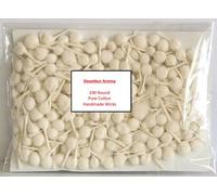 Devotion Aroma Round Pure Cotton Wicks - Every day use, Religous Ceremonies or Oil/Wax Candles, Pooja Jyot Bati, Akhand Oil Lamp Diya Batti Divet, Diwali Navratri Puja Home Lighting -200 Pcs