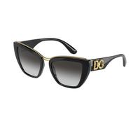 Devotion Sunglasses Black/Grey Shaded - female - Dolce & Gabbana - Sunglasses - Black - 54 MM - Accessories 54 MM