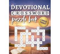 Devotional Crossword Puzzle Book: Christian Large Print Bible Activity Book for Adults - Biblical and Religious Activities