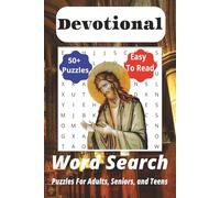 Devotional Word Search Puzzle Book: Word Searches with Easy-to-Read Print about Devotion, Faith, Bible, Church, and More | 6x9 inches, 110 pages | 50+ ... for Celebrations, Christmas, and Holidays.