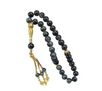 Devout Glass Prayer Beads 33 Bead Black Tasbih For Daily And Prayer Jewelry Gift Hand Chain Hand Chain