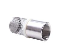 DeVow 1/8" 1/4" 3/8" 1/2" 3/4" 1" 1-1/4" 1-1/2" 2" BSP Female Thread 304 Stainless Steel Filter Screen Pipe Fitting for Water Pump(BSP3I8 Female)