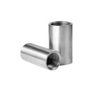 DeVow 1/8" 1/4" 3/8" 1/2" 3/4" 1" BSP Female Thread Long Nipple 304 Stainless Steel Pipe Fitting Connector Adapter(BSP1I4 Female Thread,Length 120MM_Size)