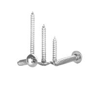 DeVow 10pcs/lot Cross Recessed Head Self-tapping Screw 304 Stainless Steel M2 M3 M 3.5 M4 M5 M6(18mm x10pcs,M3)