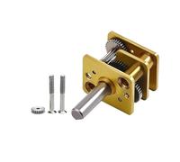 DeVow 1PC N20/N30/15BY Stepper Reducer Motor Gearbox 12MM 1-380 RPM Gear Ratio For DIY(Ratio 210)