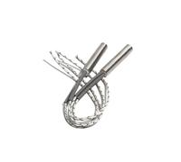 DeVow 2PCS 18mm 98~115mm 316SUS Single Head Dual Heating Tube Cylindrical 110V/220V/380V Cartridge Heater 720W/750W/770W/800W/850W(220V,850W 18x115mm(DXL))