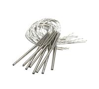 DeVow 2PCS 7mm 380~500mm 316SUS Heating Tube 110V/220V/380V Cartridge Heater 1050W/1100W/1200W/1250W/1400W Tubular Rod Element(220V,1250W 7x450mm(DXL))