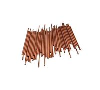 DeVow 2Pcs/lot OD 1mm-10mm T2 Micro Copper Tube Length 500mm Thin Wall Hollow Capillary Hard Straight Thin Wall Copper Pipe(7mm x 1mm)