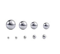 DeVow 304 Stainless Steel Balls Dia 0.5 0.6 0.7 0.8 0.9 1 1.1 1.2mm To 3.175mm Solid Precision Spherical Ball Beads(1.3mm (1000Pcs))