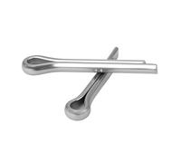 DeVow 304 Stainless Steel Cotter Pin GB91 304 SS U-pin Metal Shaft Lock Fixing Split Pins M1 M1.2 M1.5 M1.6 M2 M2.5 M3 M4 M5 M6 M8(M3(20pcs),45mm)