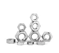 DeVow 304 Stainless Steel Serrated Nuts Hexagon Fine Pitch Nuts M36 M39 M42 M45 M48 M52 Hex Fine Tooth Nut(M48x2 1pc)