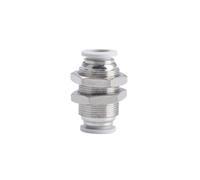 DeVow 5PCS 4mm 6mm 8mm 10mm 12mm 16mm Hose Tube Equal Union Elbow One Touch White Air Pneumatic Push in Pipe Fitting Quick Adapter(PM,8MM 5PCS_Size)