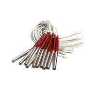 DeVow 5PCS 6mm Diameter 98~115mm Length Tubular Dual Cartridge Heater 304SUS 180W/190W/195W/210W/215W Electric Heating Element(220V,195W 6x105mm(DXL))