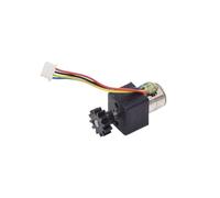 DeVow DC 5V Micro Mini 10BY 10mm Gear Stepper Motor 2-phases 4-wire Reduction Stepping Motor(B with gear)