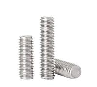 DeVow M6 Full Threaded Rod Metric 16 20 100 110 120 130 200 250 300 500mm Long 304 Stainless Steel(M6x450mm 2pcs)