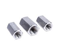 DeVow M6 M8 M10 M14 M16 M18 M20 Female Thread 304 Stainless Steel Hex Socket High Pressure Coupling Connector Pipe Fitting(M18x1.5)