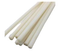 DeVow Plastic Nylon Threaded Rods Bars Studding M4 M5 M6 M8 M10 M12 M16 M20 M22 M24 M27 M30 M36 M40(M14x2x1000mm 5pcs)