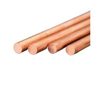 DeVow T2 Red Copper Round Rod Solid 0.8-20mm