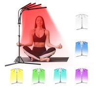 Devowellte Red Light Therapy for Body, 7 Colors LED Red Light Therapy Lamp with Stand for Face, Knee, Back