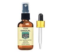 Devprayag Holy Ganga Water from The Origin or Beginning of River Ganga at Devprayag in Amber Glass Bottle with Spray & Dropper - 100ml (3.38oz)