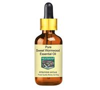 Devprayag Pure Sweet Wormwood Essential Oil (Artemisia annua) with Glass Dropper Natural Therapeutic Grade Steam Distilled 10ml (0.33 oz)