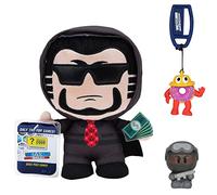 DevSeries Jailbreak Collector Bundle Three Exclusive Virtual Item Codes with Boss Pass Gamer Plush, SWAT Pass Gamer Squooshems, and Mr. Donut Hanger