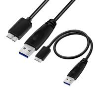 DevTech 1.5 m USB 3.0 Micro-B Lead - Fast Data Transfer & Charging, Compatible with External Drives, Phones, Tablets