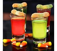 DevWoo 12pk of Clear Shot Glass 50ml /1.75oz City Shot Made of Clear Glass, Boston Heavy Base Shooter Glasses Vodka/Whiskey/Brandy Shooter Glasses (Pack of 12)