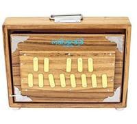 Devyom Musicals Shruti Box - Teak Surpeti - 13 Drone Notes C-to-C Shruthi Indian Musical Instrument (PDI-ABC)