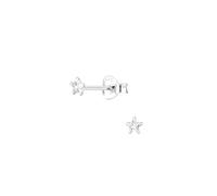 Dew 3mm Zirconia Petite Star Stud Earrings 34889CZ - - Sterling Silver / Zirconia