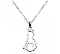 Dew Cat Pendant 9046HP - Exclusive Design | Acotis Diamonds - Sterling Silver