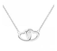 Dew Double Heart Necklace 9780HP - Signature Edition | Acotis - Sterling Silver