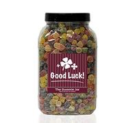 Dew Drops 2.4kg Large Sweet Jar - A Personalised Gift Jar Filled with Your Favourite Retro Sweets! Good Luck