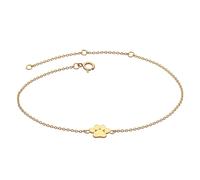 Dew Gold Plate Paw Print 8" Bracelet 7767GD - Sterling Silver / Gold Plated