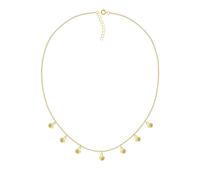 Dew Gold Plated Shell Charm 18" Necklace 93936GD