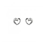 Dew Heart Horse Head Stud Earrings 4479HP - Signature Edition | - Sterling Silver