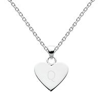 Dew Heart Initial Q Pendant 9091HPQ - Contemporary Appeal | - Sterling Silver
