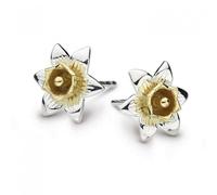 Dew Heritage Carey Daffodil Gold Plate Earrings 4230GD024