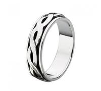Dew Heritage Celtic 5mm Band Ring Spinning Middle 2254HP - - Size T