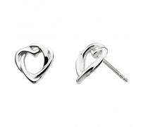 Dew Heritage Open Heart Studs 4313HP - Polished Quality | Acotis
