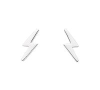 Dew Sterling Silver Dinky Lightning Bolt Stud Earrings 4845HP