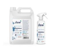 Dew Multi-Purpose Disinfect SuperHygiene | 500ml & 2.5L | No-Rinse Disinfectant | Over 99.99% Effective | Allergy UK Certified