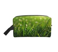 Dew on The Grass Portable Large-Capacity Double-Sided Printed Travel Toiletry Storage Bag, a Must-Have for Travel.