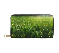Dew on The Grass Wallet Hand-Held Coin Purse Fashionable and Versatile Long Can Hold Mobile Phones Coins Keys