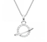 Dew Open Zirconia Planet Pendant 93392CZ - Signature Edition | - Sterling Silver