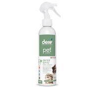 Dew Pet Dental Spray 250ml - Mineral-Based Hypochlorous Acid (HOCl) - pH Balanced, Vegan & Cruelty-Free Oral Care for Dogs & Cats - Refillable Natural Saline Formula - Made in UK