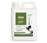 DEW Pet Deodoriser 2.5L | 100% Mineral Hypoallergenic Anti-Bac, Stops Smell, Safe on All Fur, Fragrance-Free, Made in UK