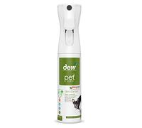 DEW Pet Deodoriser 300ml: 100% Natural Odour Eliminator & Air Freshener that Neutralises the Cause of Smells | Fragrance Free Dog Deodorant Spray for Smelly Fur, Pet Beds, Cat litter, Carpet & Car